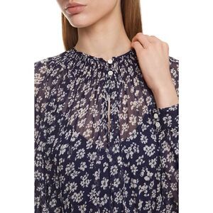 Polo by Ralph Lauren Blue Label Navy Floral Long Sleeve Dress NWT Size 2